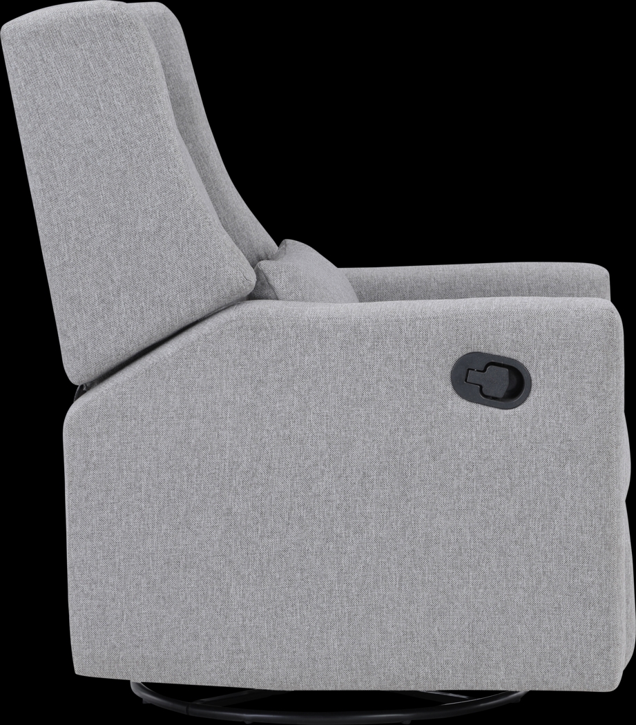 Nursery Deveron Gray Swivel Glider Recliner - Thumbnail - Image 4