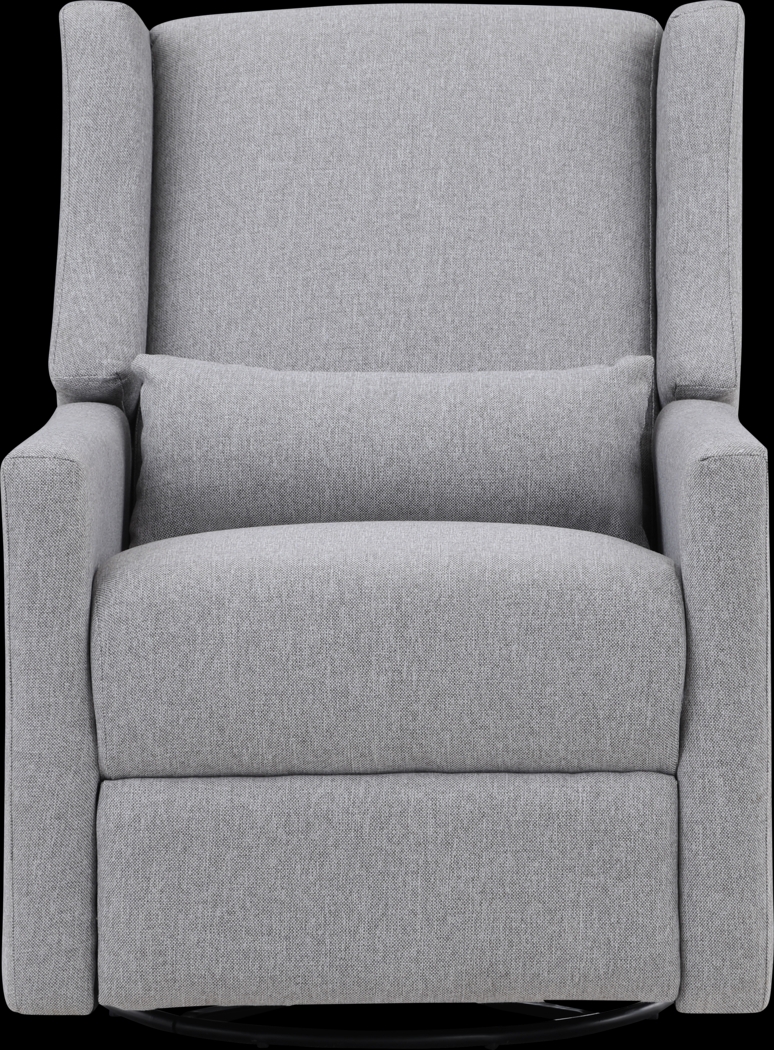 Nursery Deveron Gray Swivel Glider Recliner - Thumbnail - Image 5
