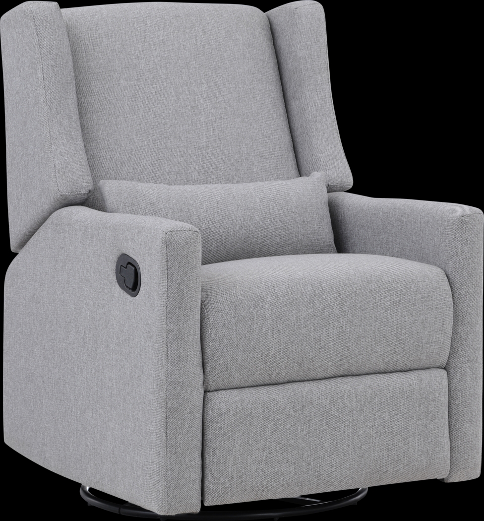 Nursery Deveron Gray Swivel Glider Recliner - Thumbnail - Image 1