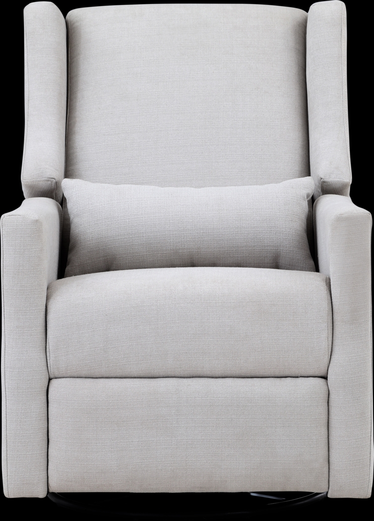 Nursery Deveron Light Gray Swivel Glider Recliner - Thumbnail - Image 5