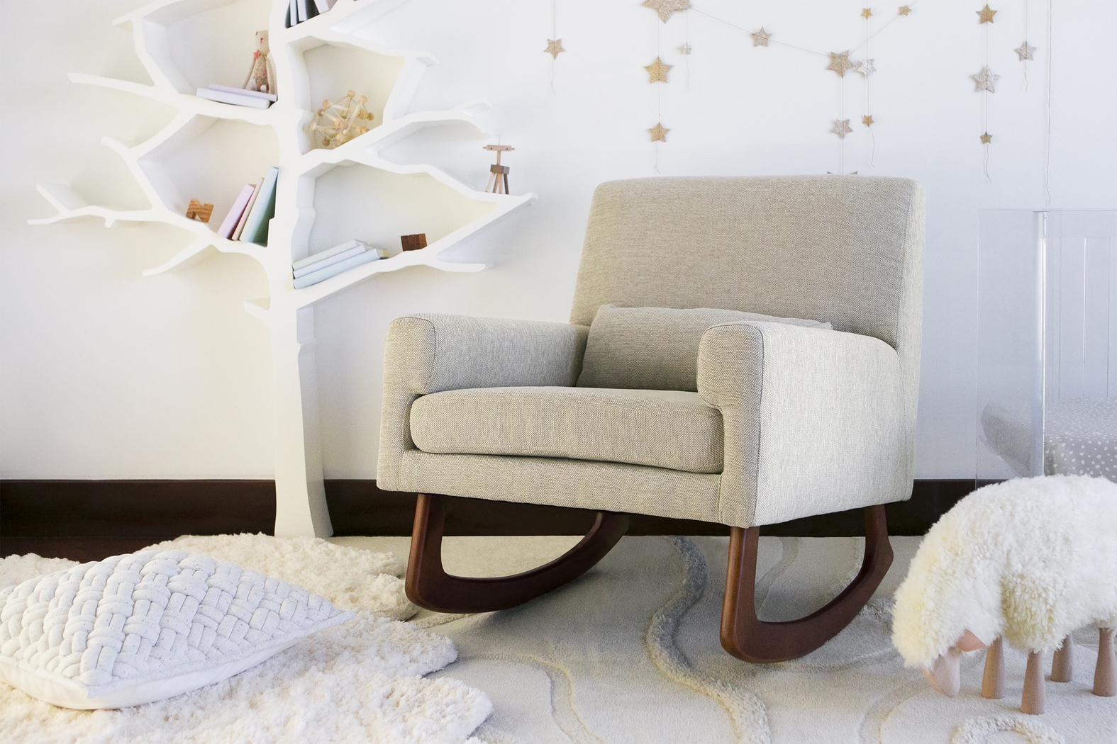 Nursery Dreamy Cove Beige Rocker - Thumbnail - Image 2