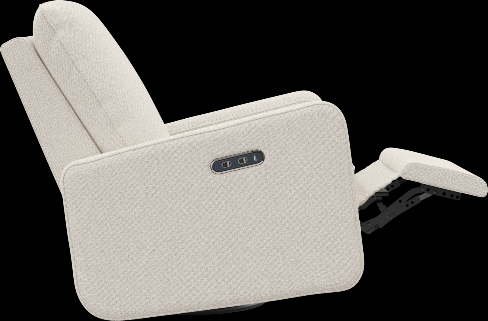 Nursery Elysiu Beige Swivel Glider - Thumbnail - Image 8