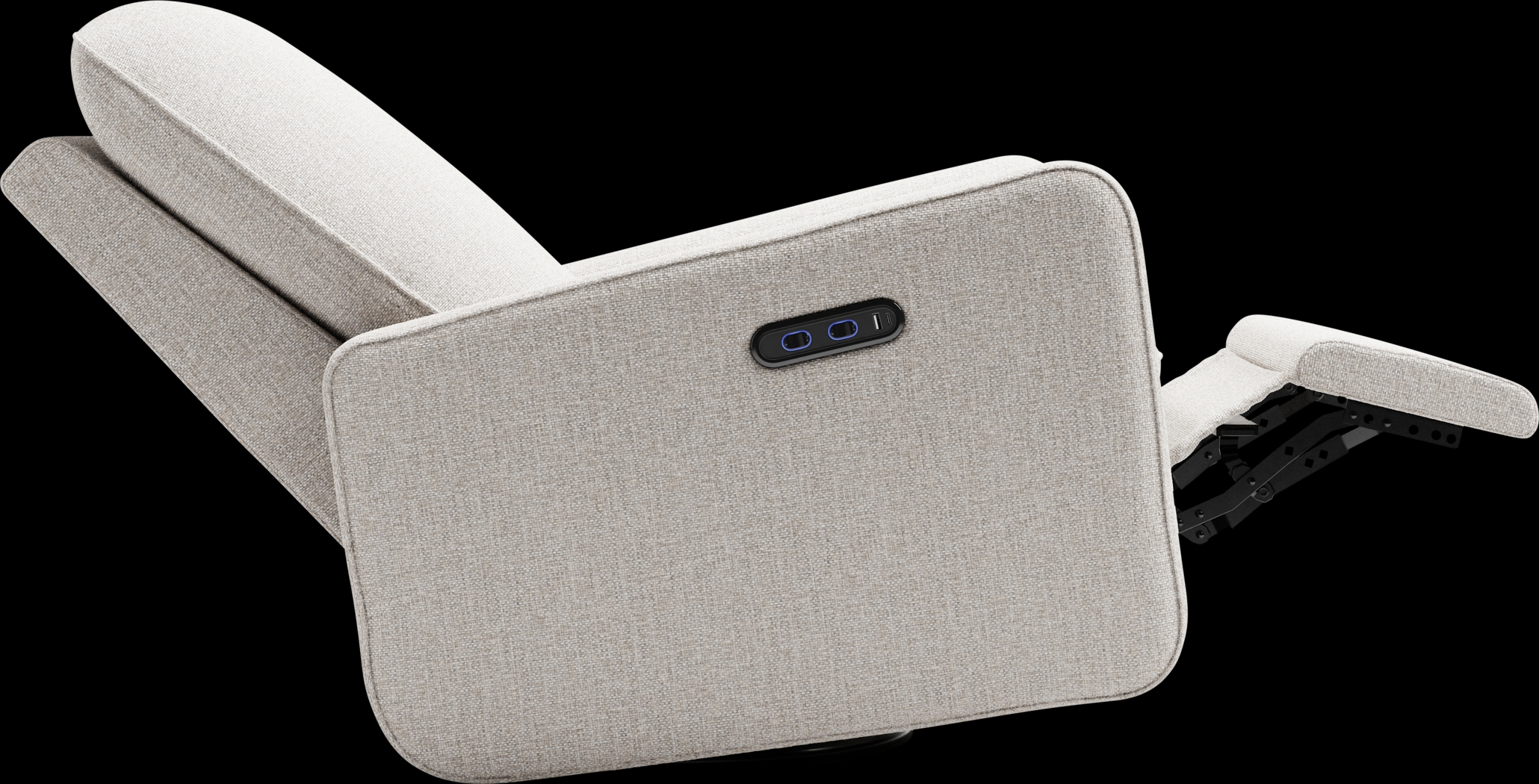 Nursery Elysiu Beige Swivel Glider - Thumbnail - Image 11