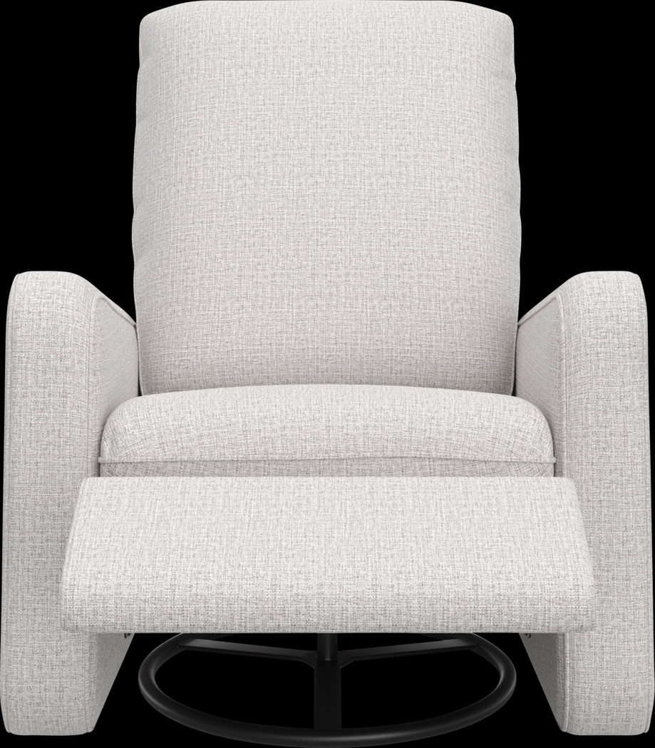 Nursery Elysiu Gray Swivel Glider - Thumbnail - Image 7