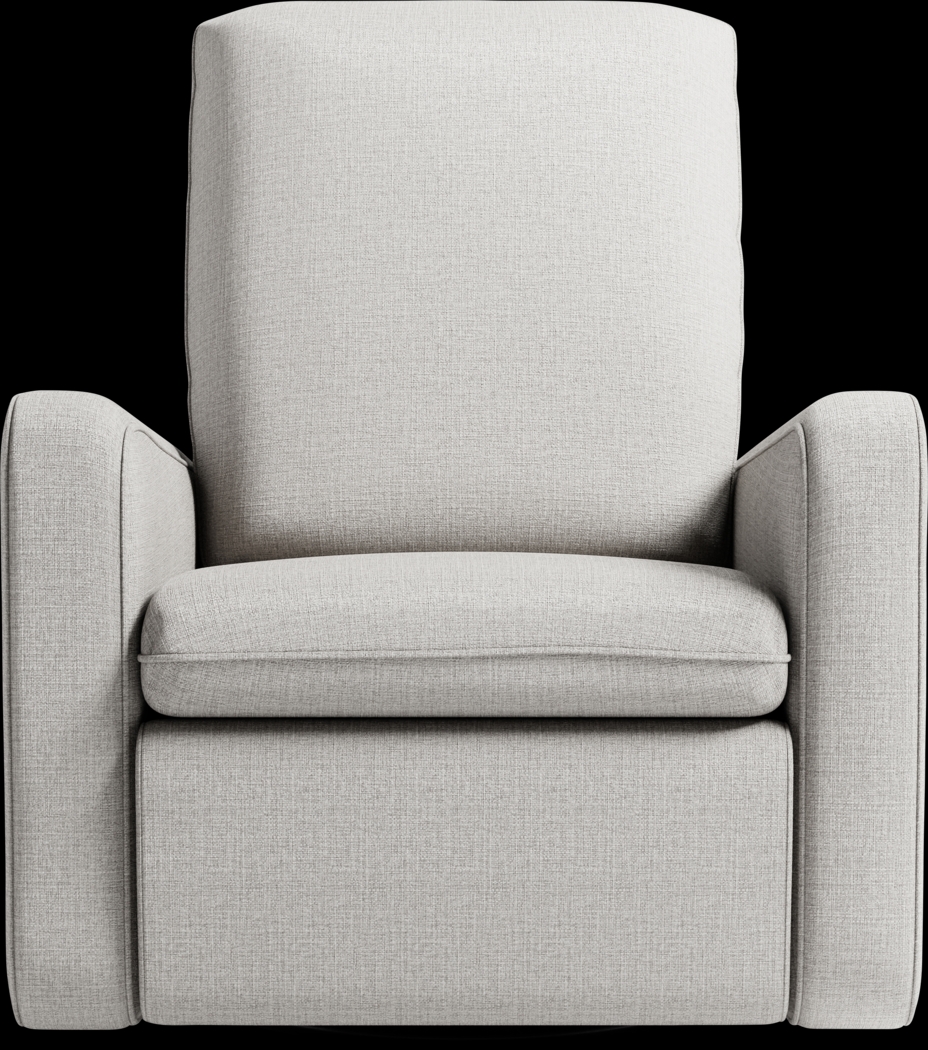 Nursery Elysiu Gray Swivel Glider - Thumbnail - Image 3