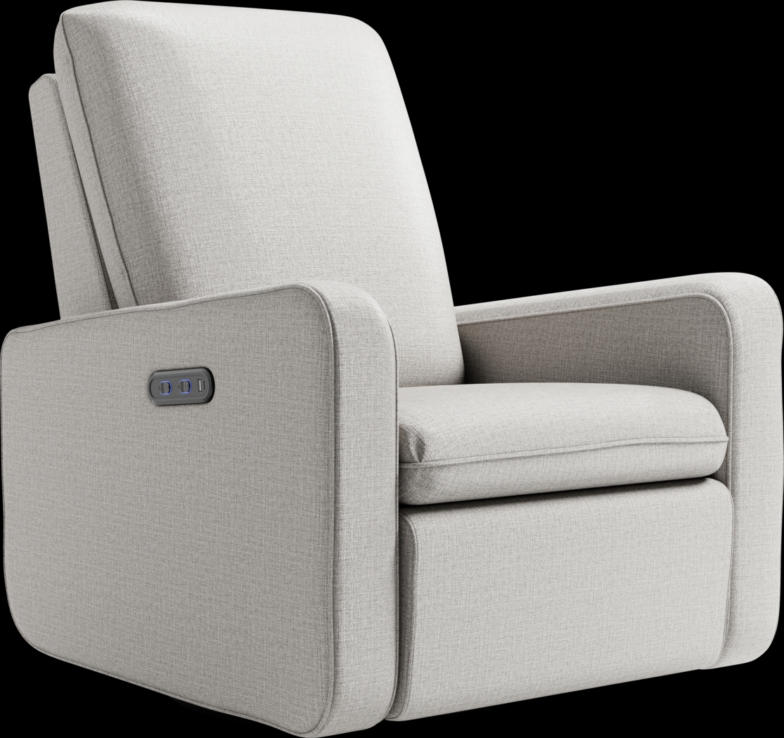 Nursery Elysiu Gray Swivel Glider - Thumbnail - Image 1