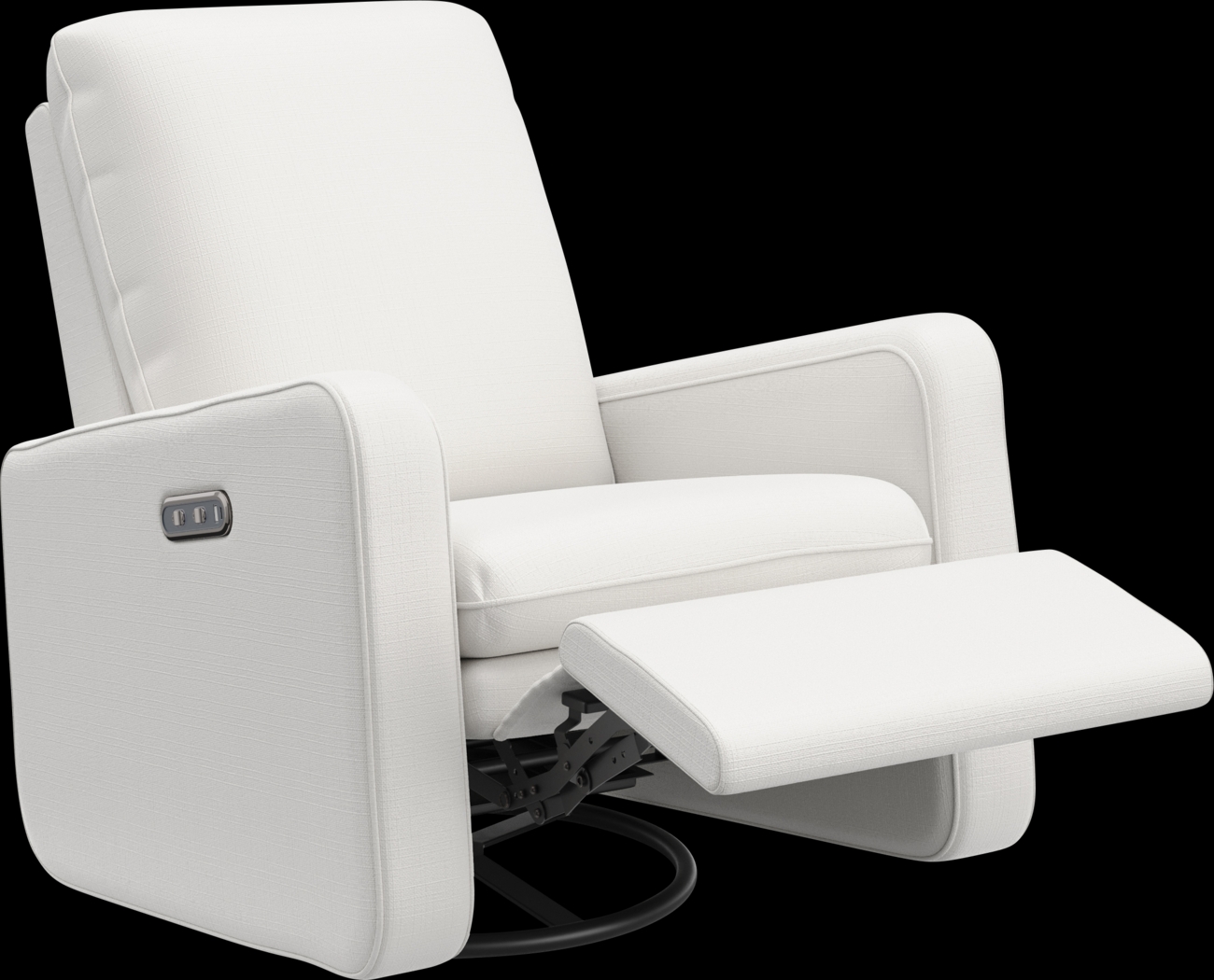 Nursery Elysiu Ivory Swivel Glider - Thumbnail - Image 11