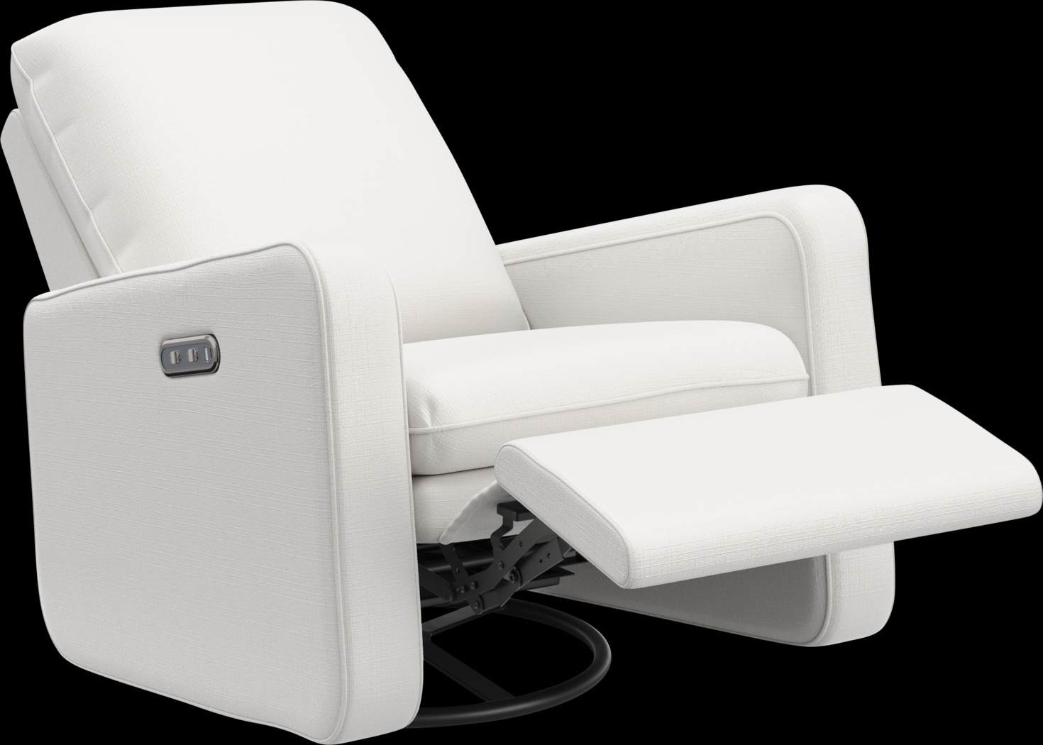 Nursery Elysiu Ivory Swivel Glider - Thumbnail - Image 13