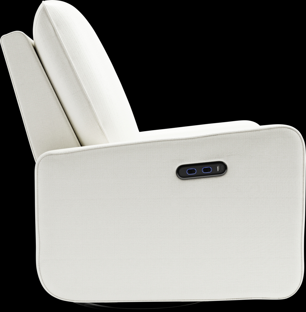 Nursery Elysiu Ivory Swivel Glider - Thumbnail - Image 6