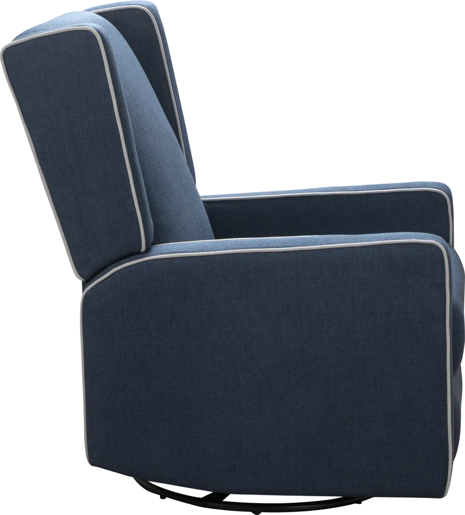 Nursery Enchanted Slumber Ocean Swivel Rocker Recliner - Thumbnail - Image 4
