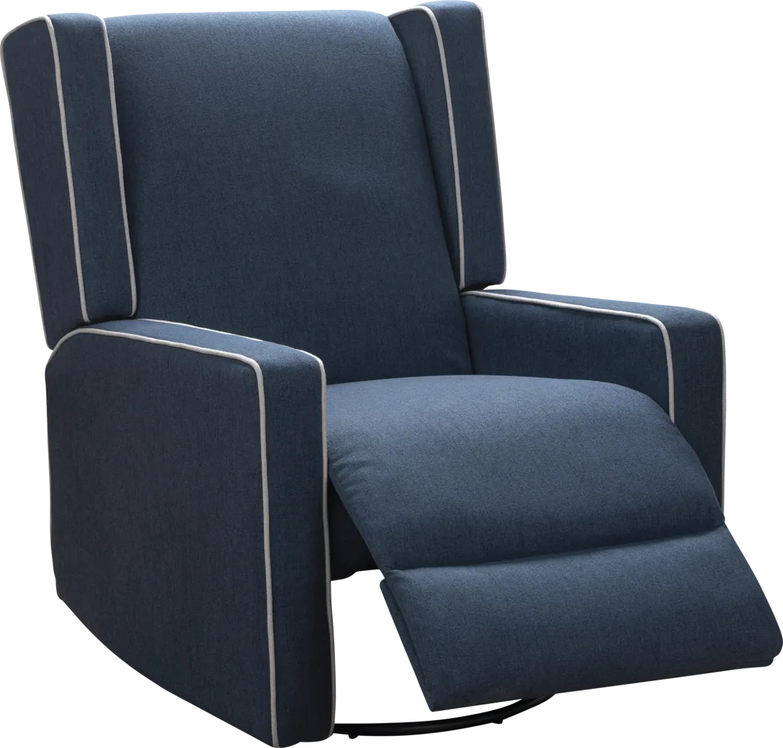 Nursery Enchanted Slumber Ocean Swivel Rocker Recliner - Thumbnail - Image 1
