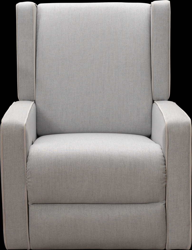 Nursery Enchanted Slumber Silver Swivel Rocker Recliner - Thumbnail - Image 2