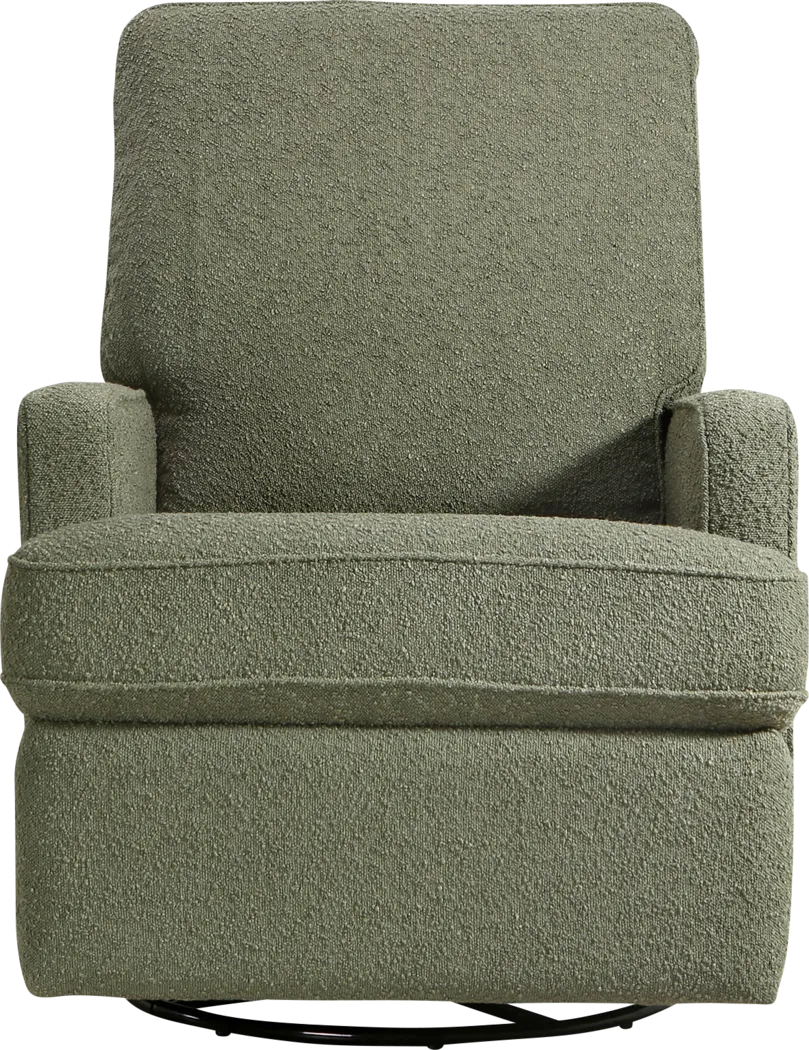 Nursery Esnyx Green Swivel Recliner - Thumbnail - Image 3