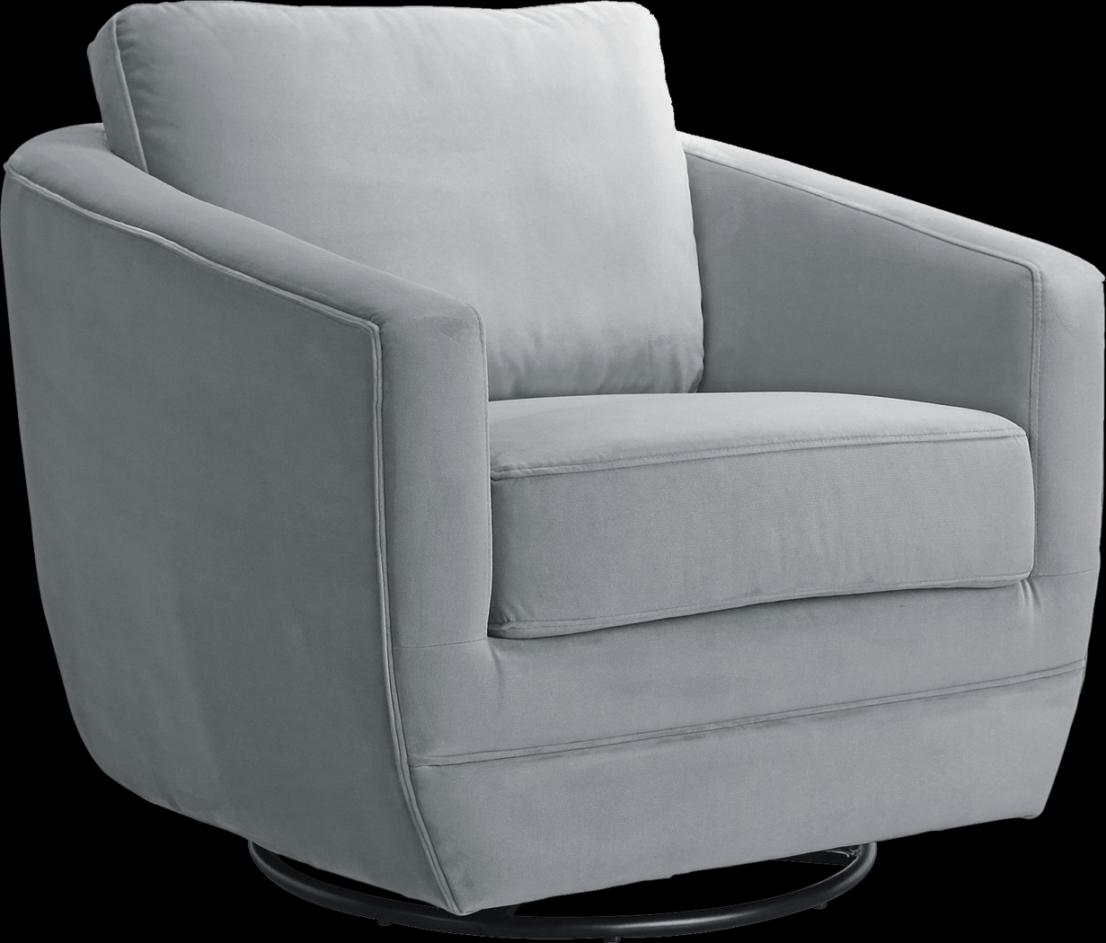 Nursery Eufemia Gray Swivel Glider - Thumbnail - Image 1