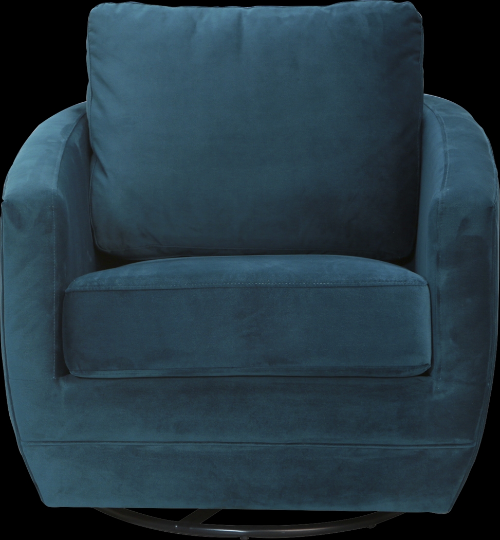 Nursery Eufemia Teal Swivel Glider - Thumbnail - Image 2
