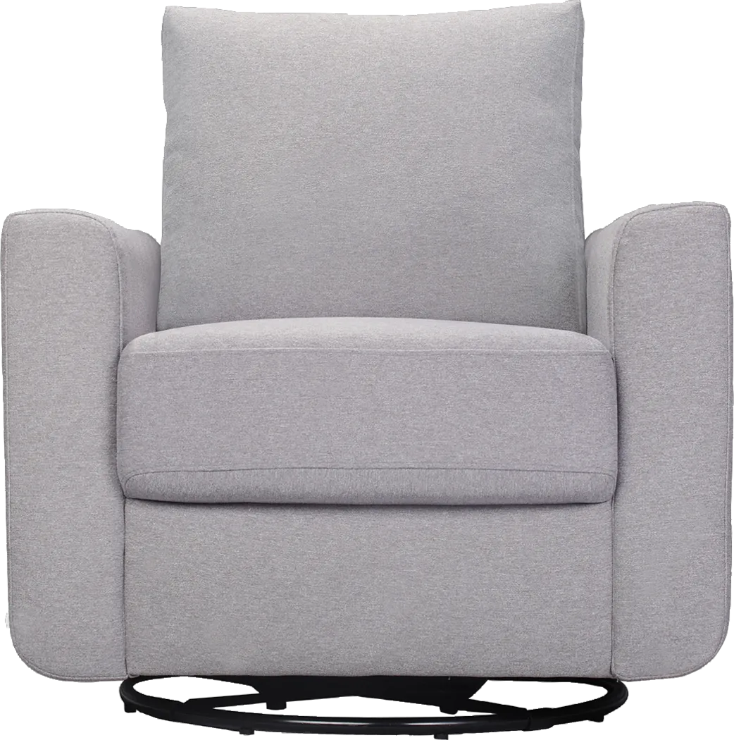 Nursery Harmony Fields Gray Swivel Glider - Thumbnail - Image 3
