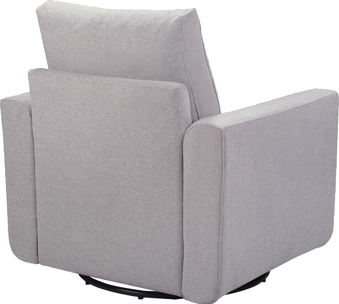 Nursery Harmony Fields Gray Swivel Glider - Thumbnail - Image 4