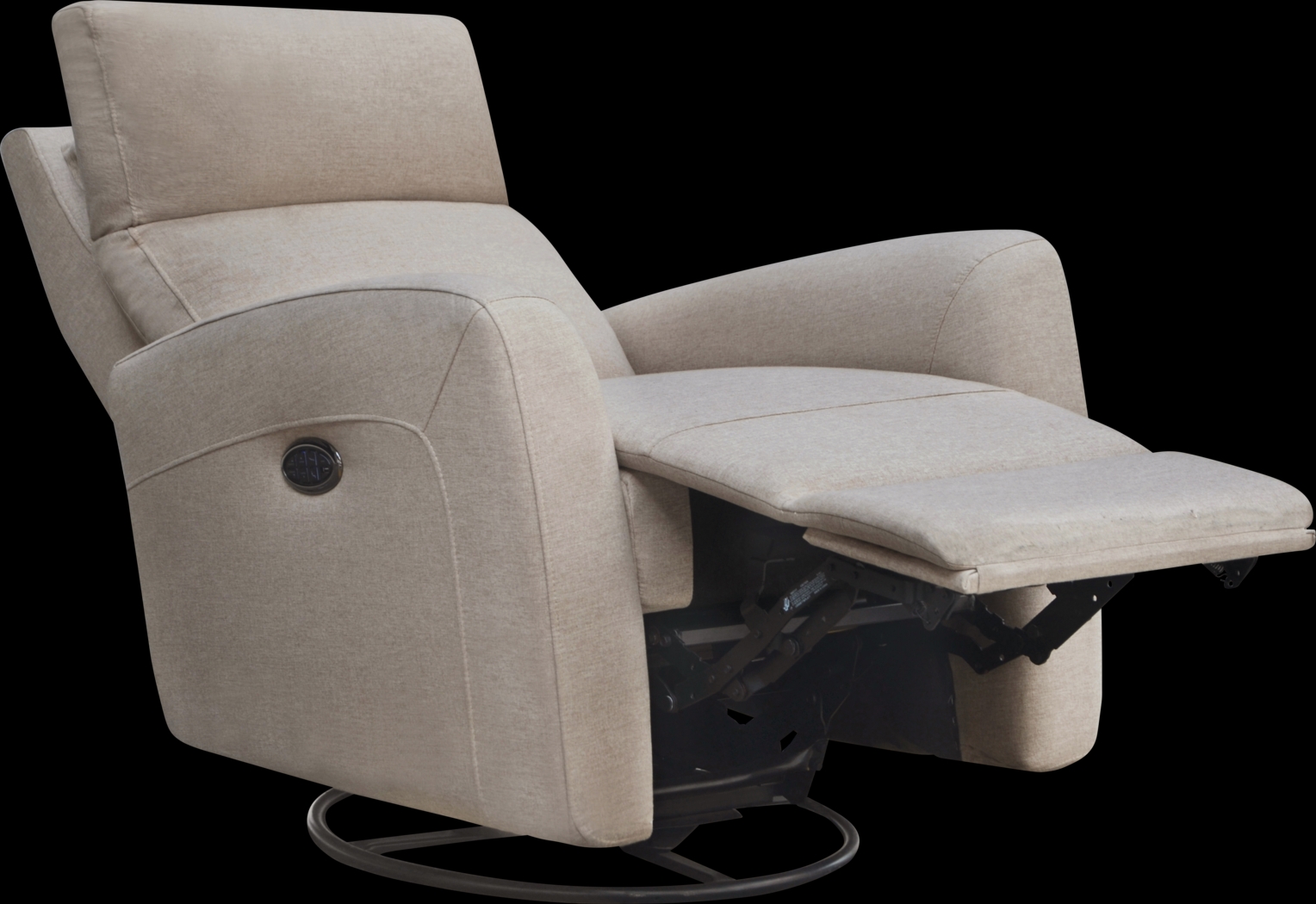 Nursery Kesden Sandstone Triple Power Swivel Glider Recliner - Thumbnail - Image 3