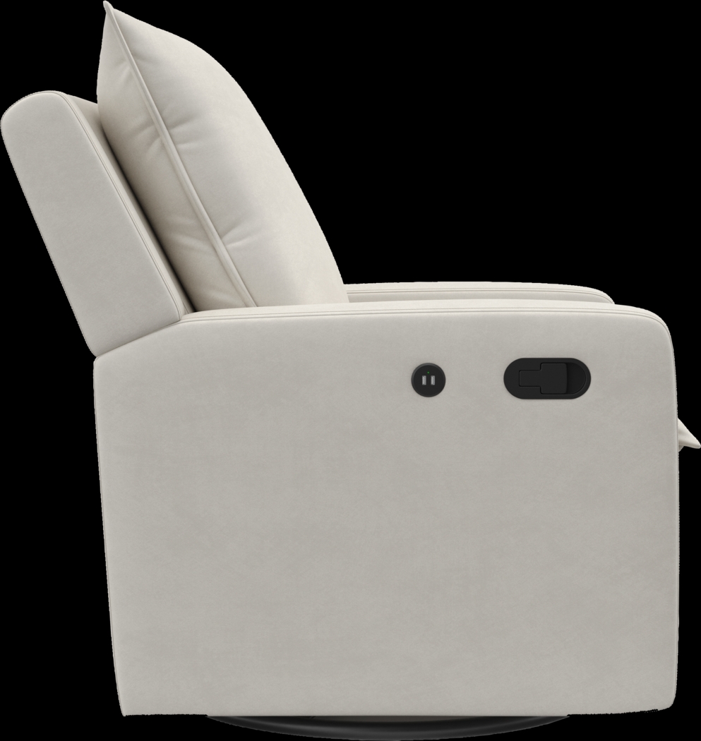 Nursery Kippar Ivory Swivel Glider Recliner - Thumbnail - Image 11