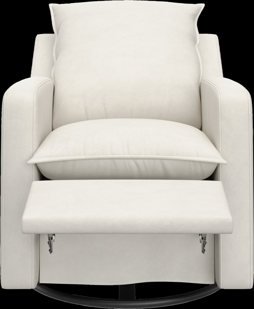 Nursery Kippar Ivory Swivel Glider Recliner - Thumbnail - Image 6