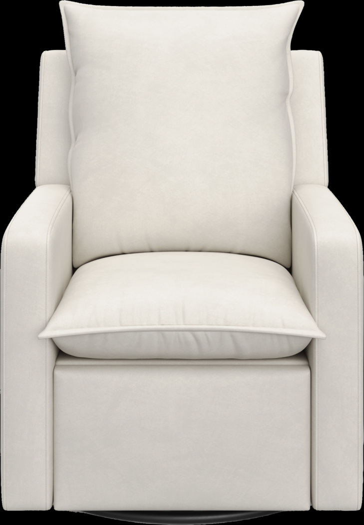 Nursery Kippar Ivory Swivel Glider Recliner - Thumbnail - Image 8