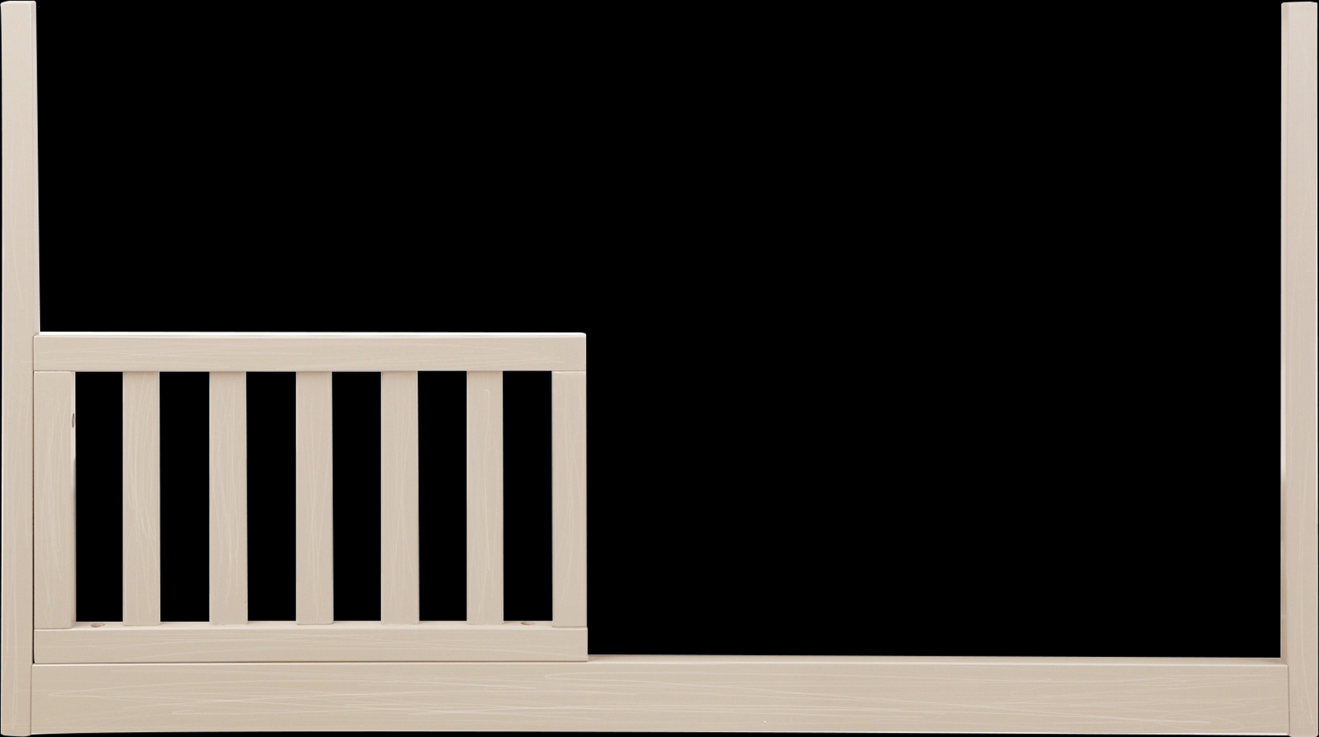 Nursery Kloe Beige Toddler Rail - Thumbnail - Image 1