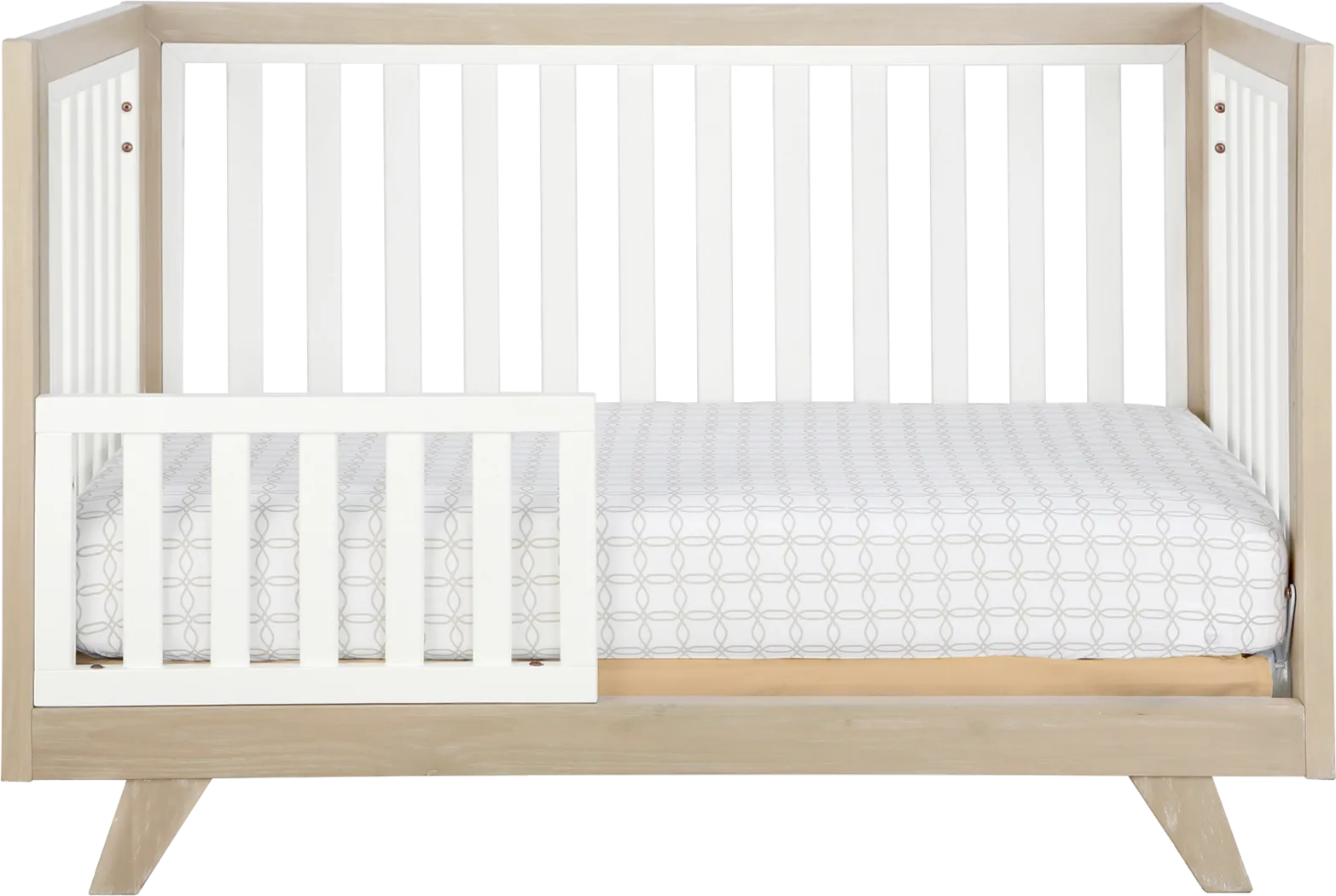 Nursery Kloe Beige White Toddler Rail - Thumbnail - Image 2