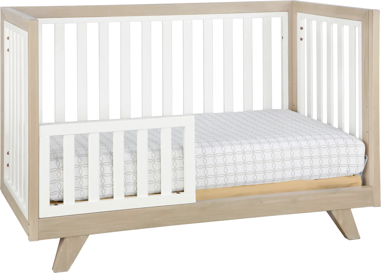 Nursery Kloe Beige White Toddler Rail - Thumbnail - Image 3