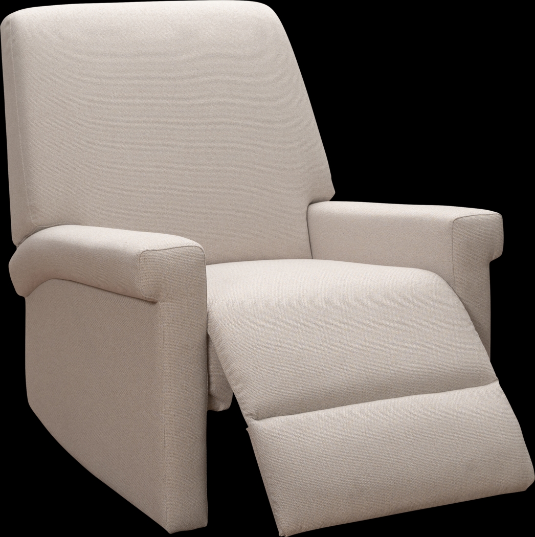 Nursery Lyrical Lullaby Beige Swivel Rocker Recliner - Thumbnail - Image 1