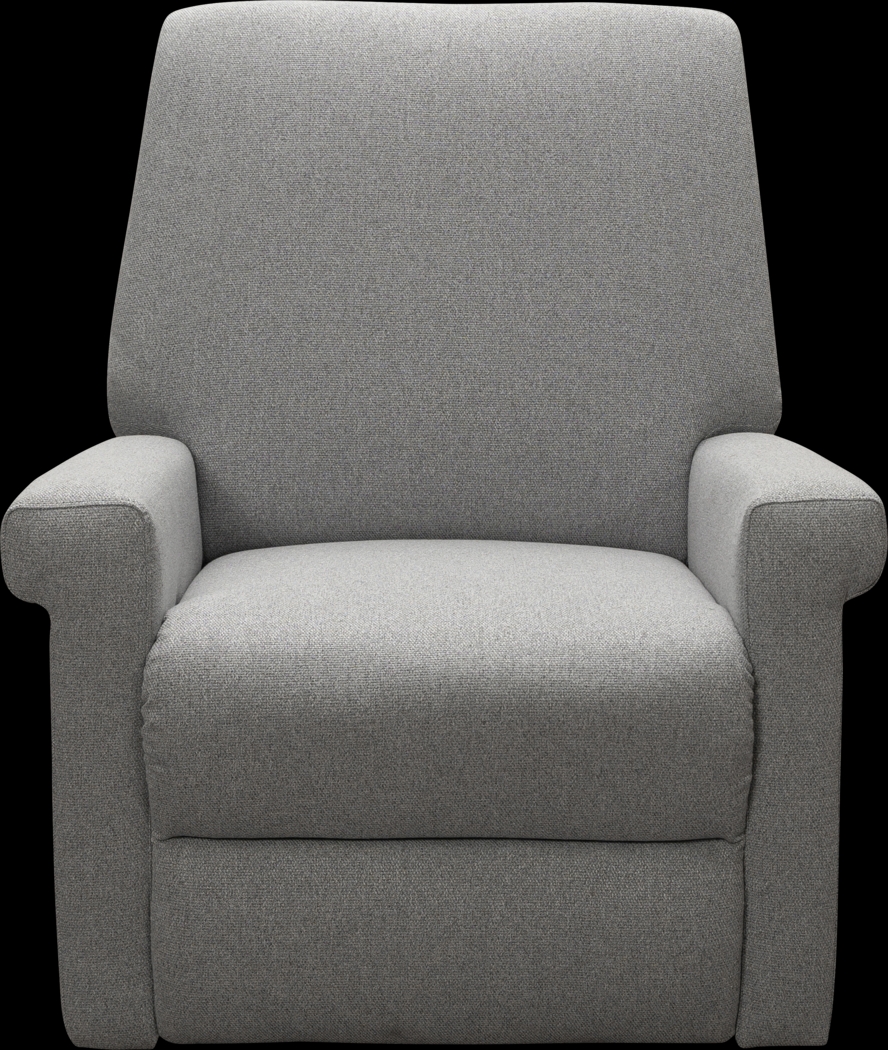 Nursery Lyrical Lullaby Gray Swivel Rocker Recliner - Thumbnail - Image 2