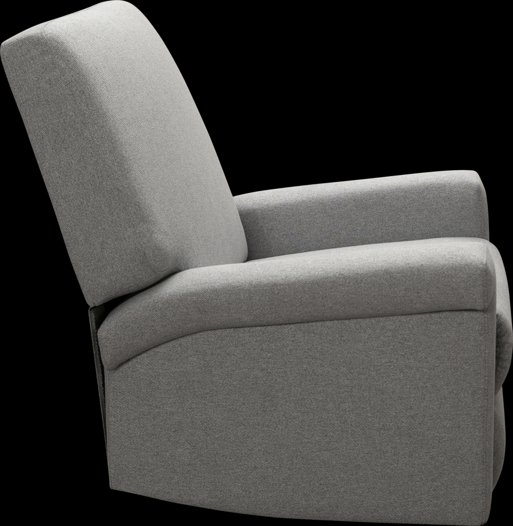 Nursery Lyrical Lullaby Gray Swivel Rocker Recliner - Thumbnail - Image 3