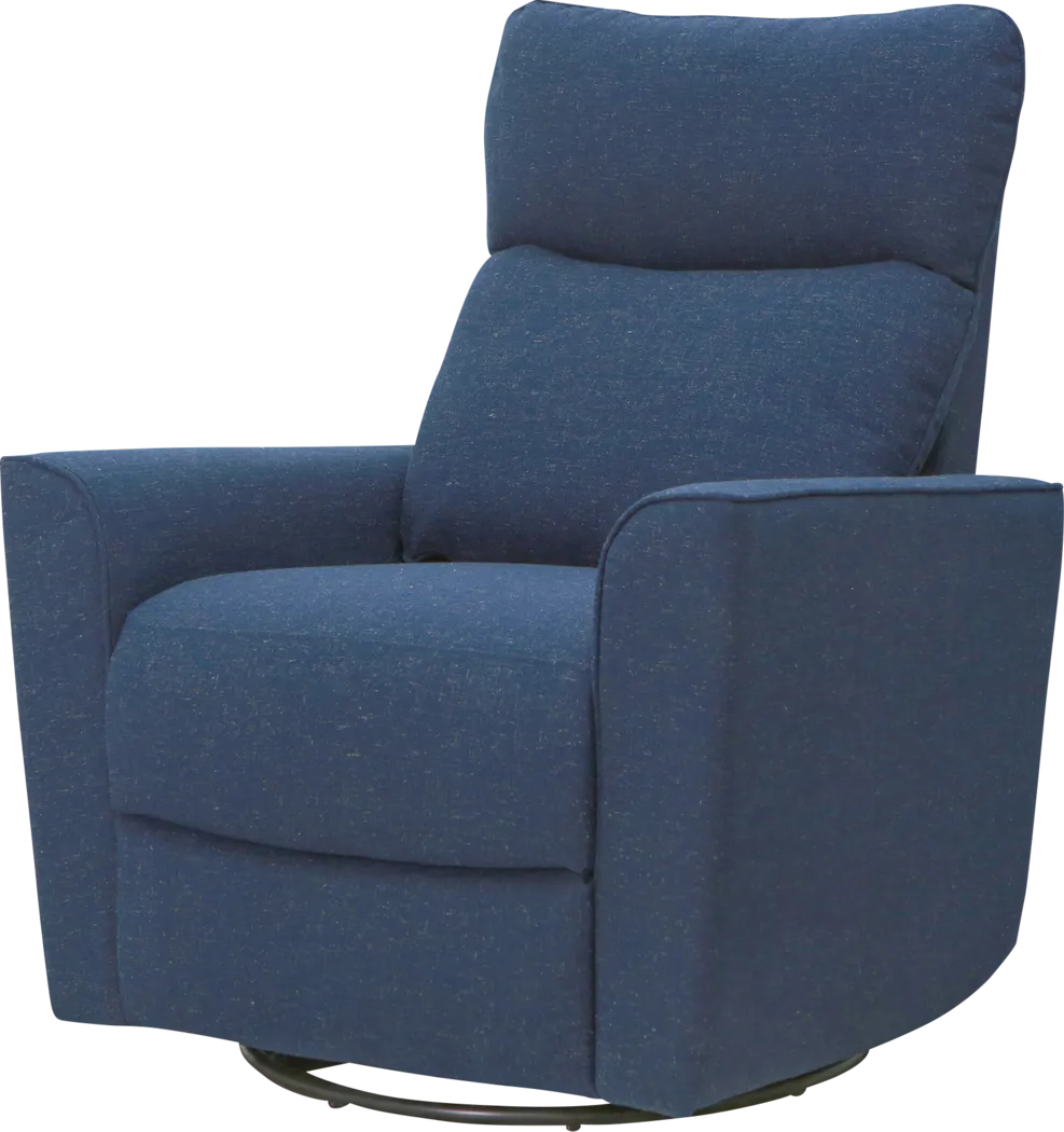Nursery Nasati Blue Swivel Glider - Thumbnail - Image 1