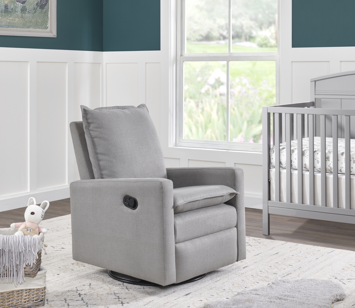 Nursery Noyer Gray Glider - Thumbnail - Image 2