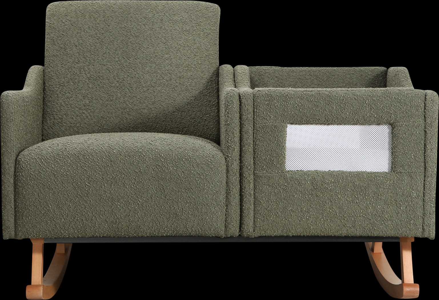 Nursery Oriano II Green Rocker - Thumbnail - Image 1