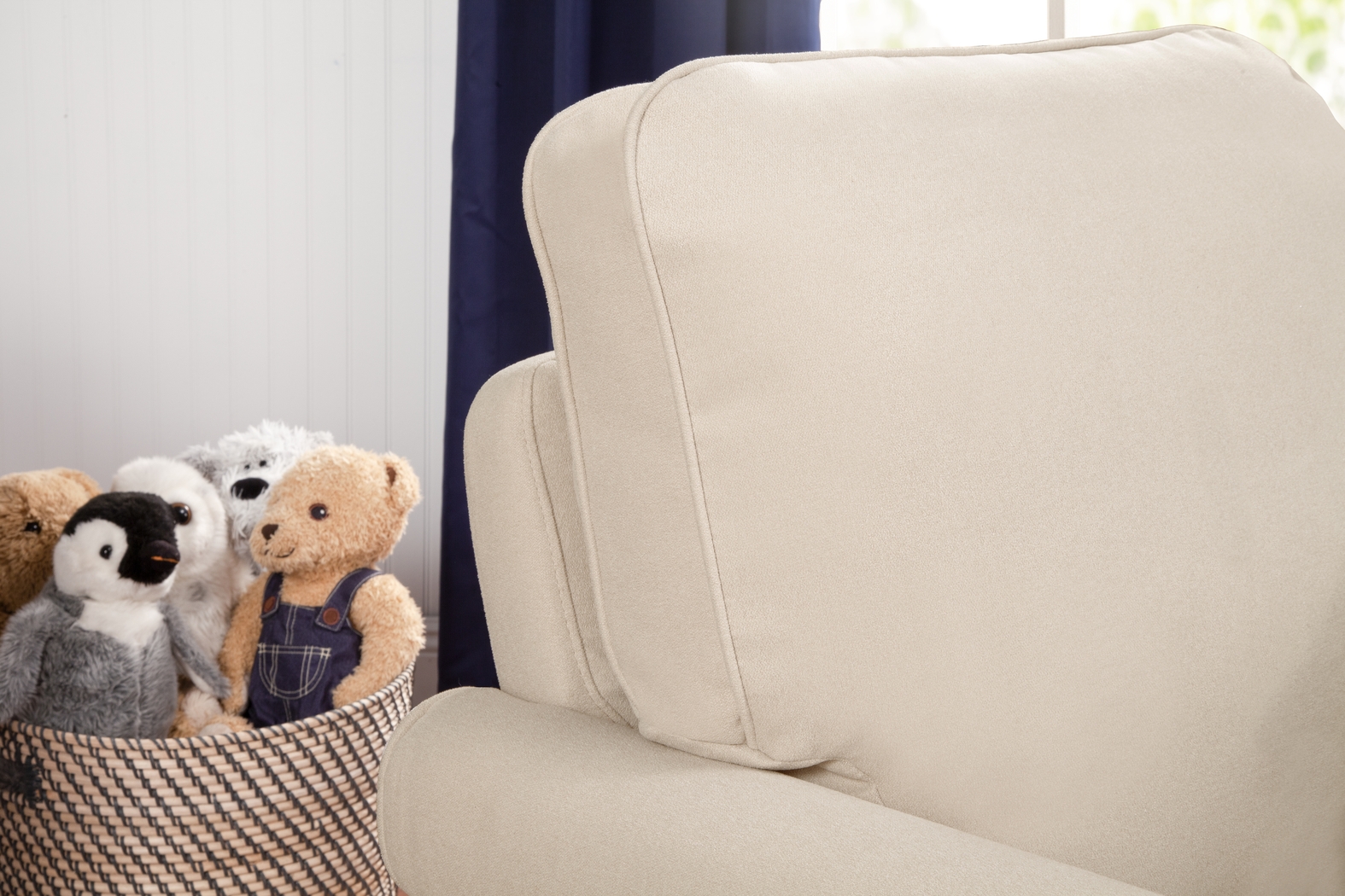 Nursery Paradise Park Beige Swivel Glider and Ottoman - Thumbnail - Image 3