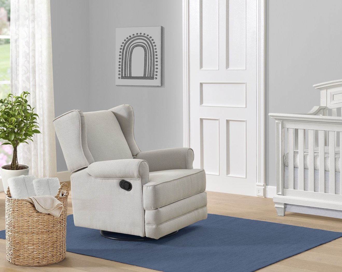 Nursery Paranne Beige Glider - Thumbnail - Image 2