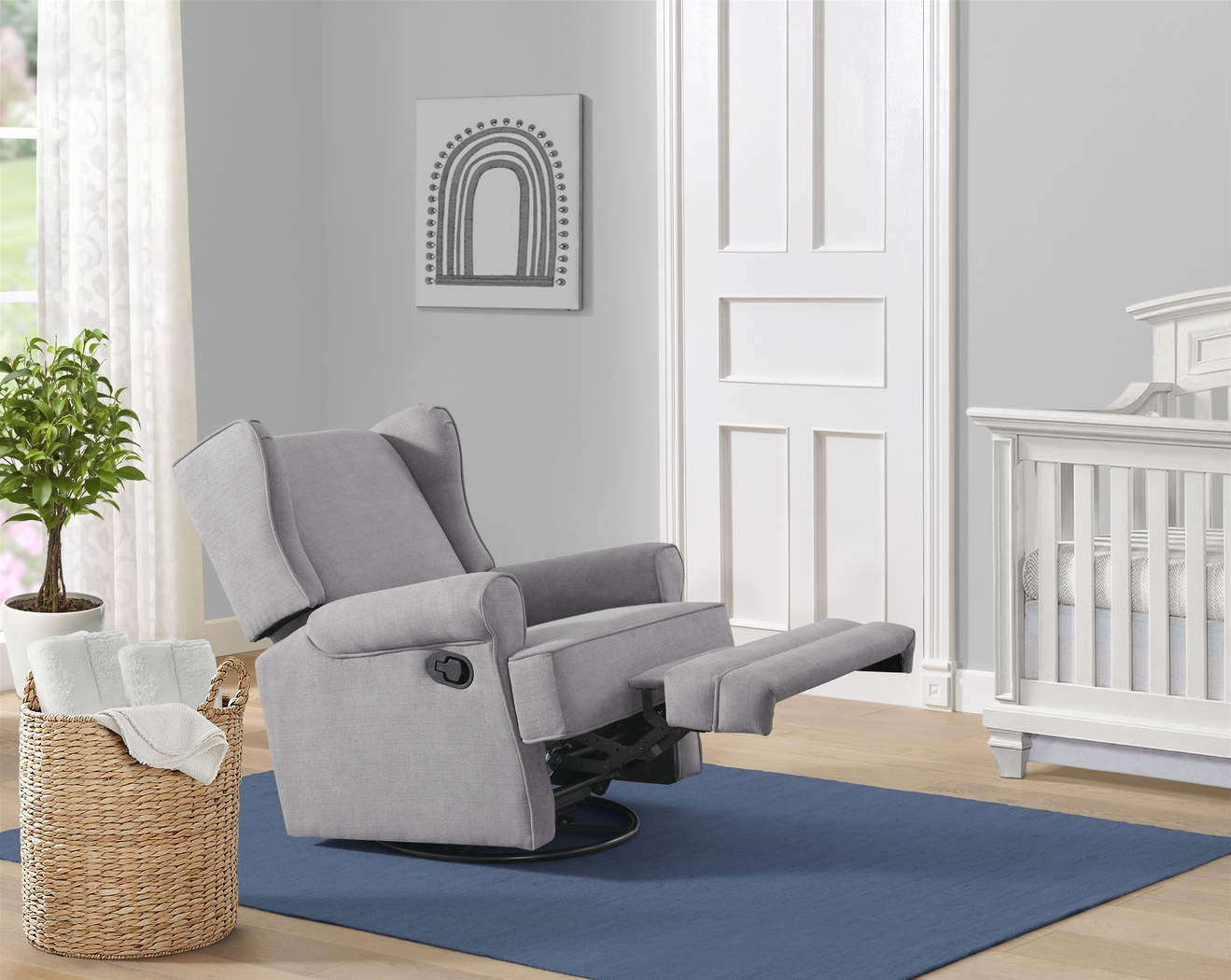 Nursery Paranne Gray Glider - Thumbnail - Image 3