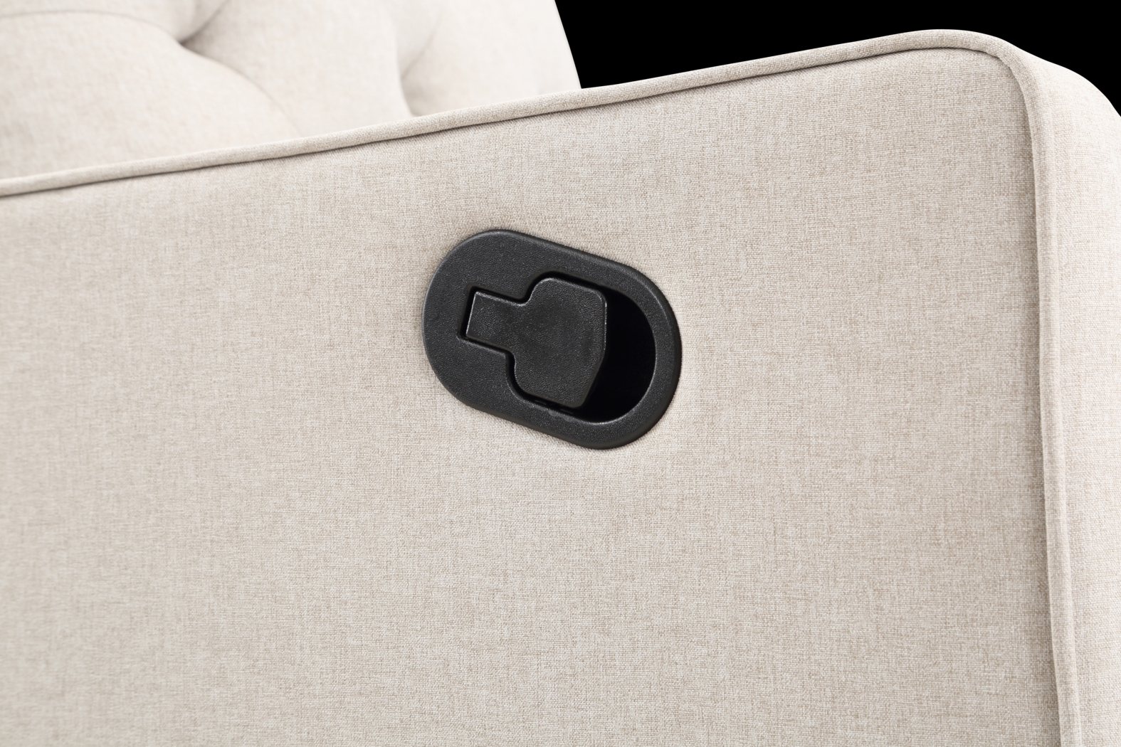 Nursery Sheadon Creamy Latte Swivel Glider Recliner - Thumbnail - Image 6