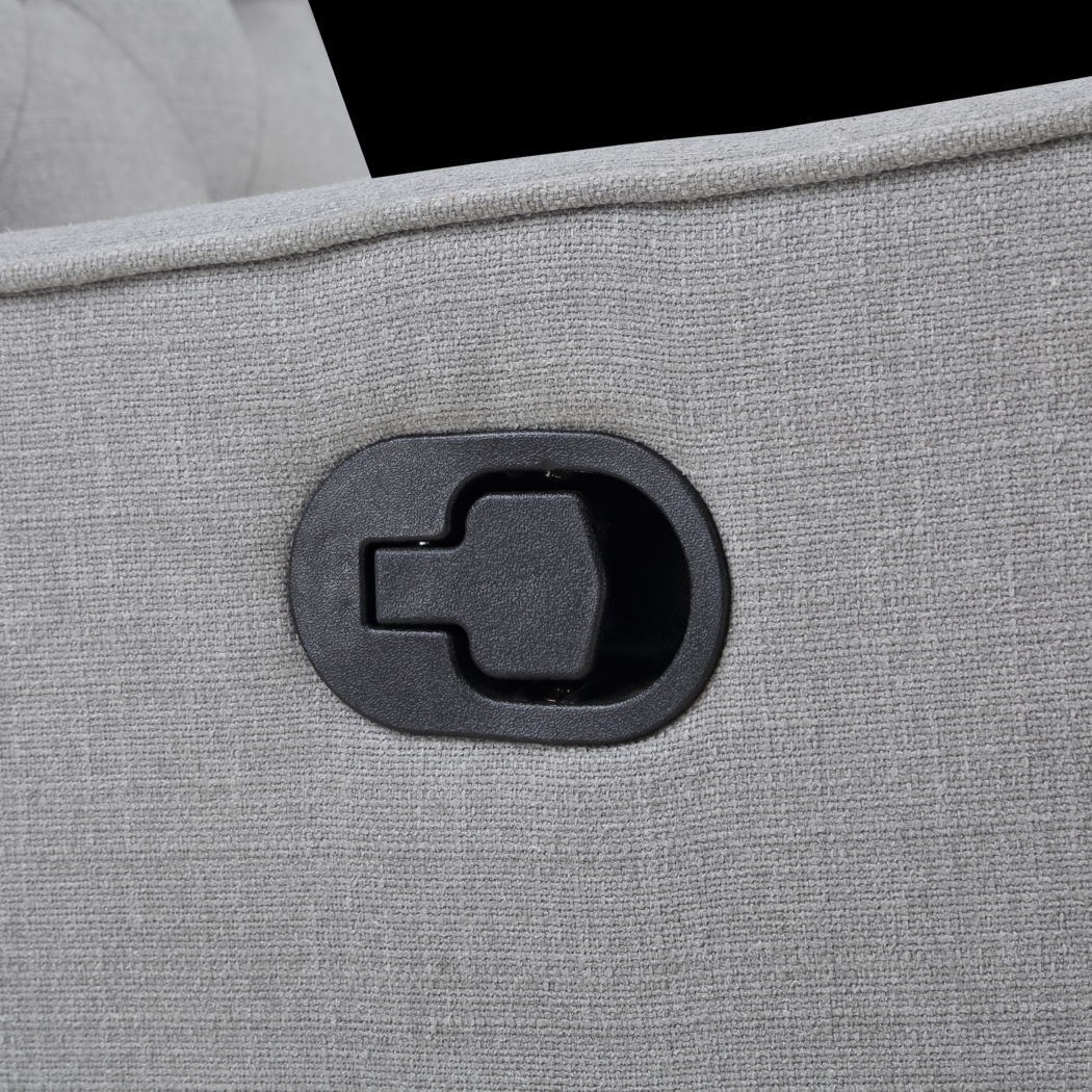 Nursery Sheadon Dark Gray Swivel Glider Recliner - Thumbnail - Image 7