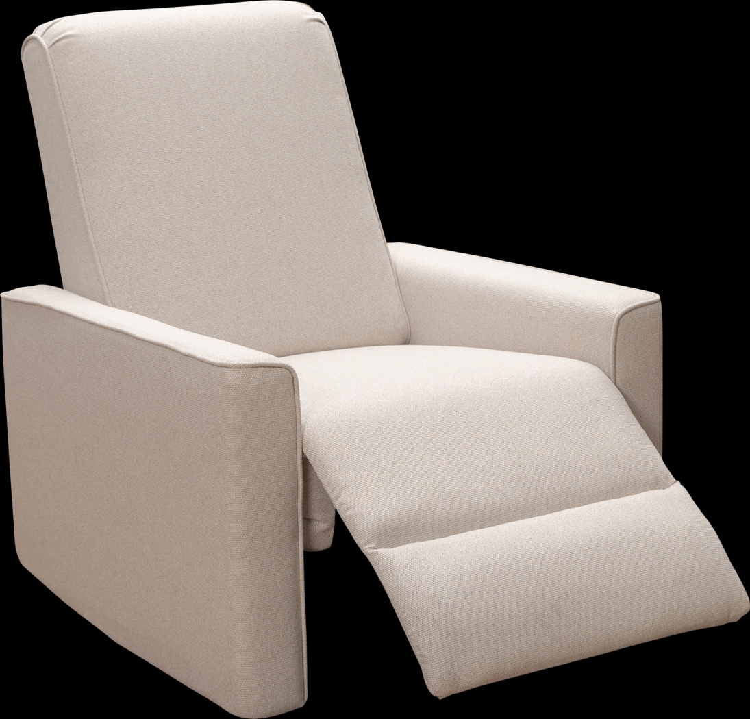 Nursery Sleepy Song Beige Swivel Rocker Recliner - Thumbnail - Image 1