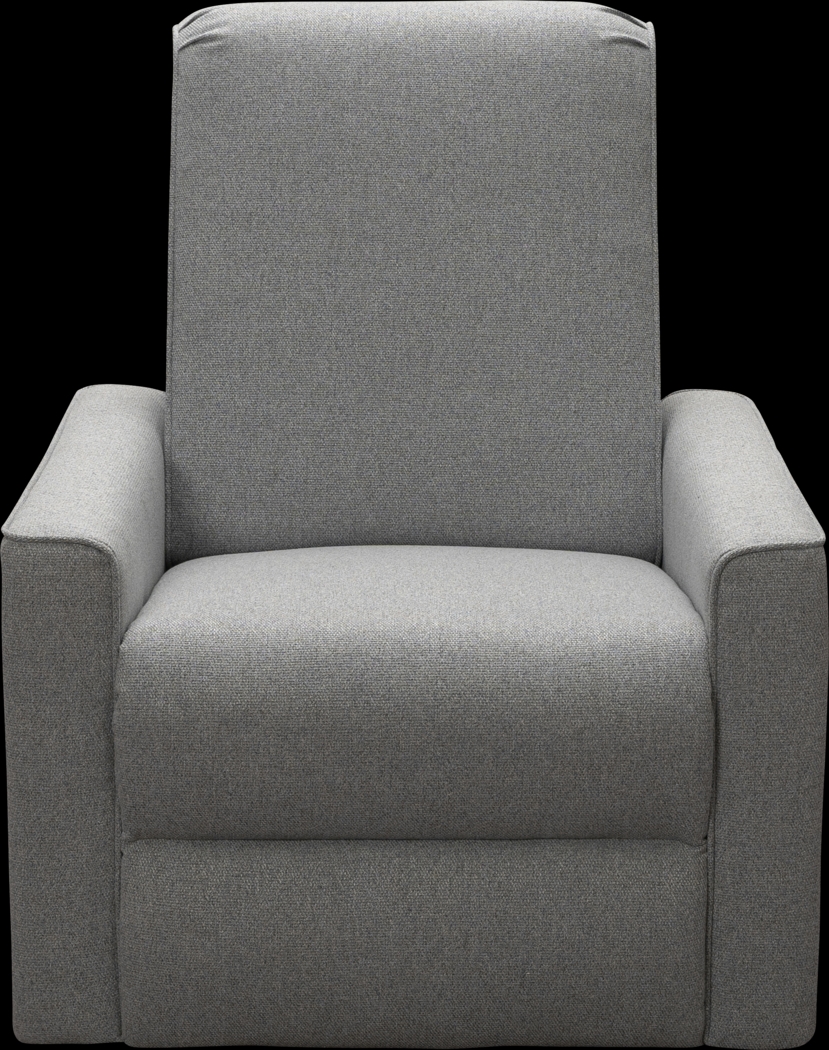 Nursery Sleepy Song Gray Swivel Rocker Recliner - Thumbnail - Image 2