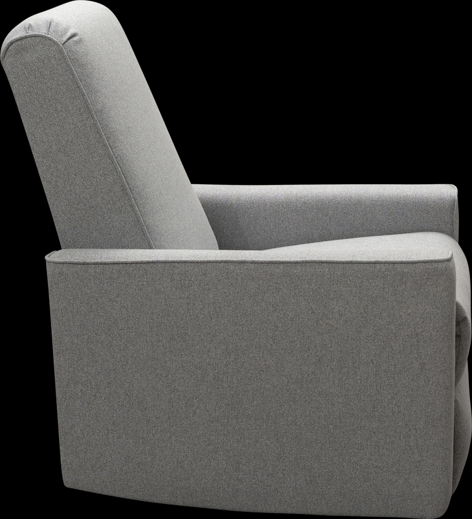 Nursery Sleepy Song Gray Swivel Rocker Recliner - Thumbnail - Image 3