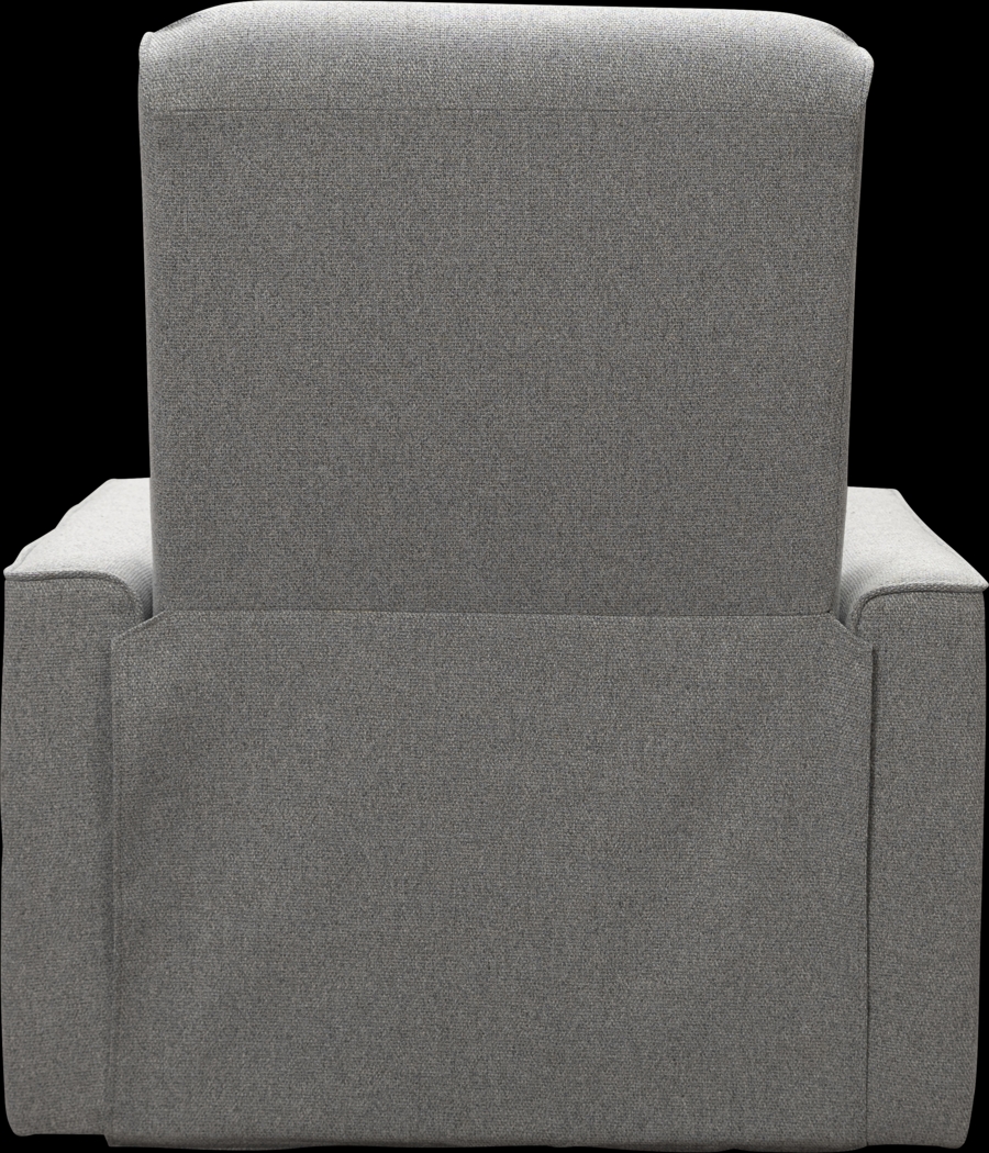 Nursery Sleepy Song Gray Swivel Rocker Recliner - Thumbnail - Image 4