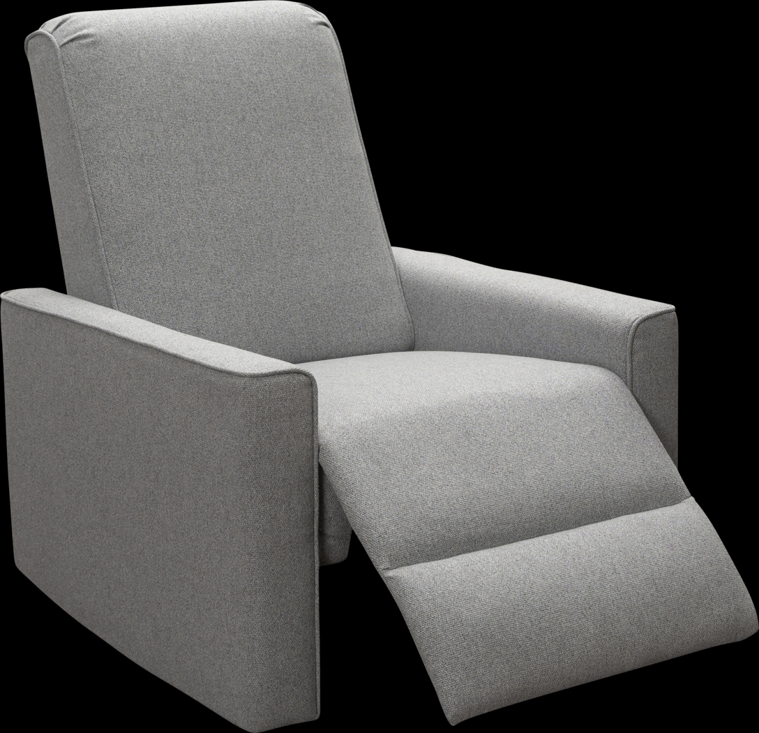 Nursery Sleepy Song Gray Swivel Rocker Recliner - Thumbnail - Image 1