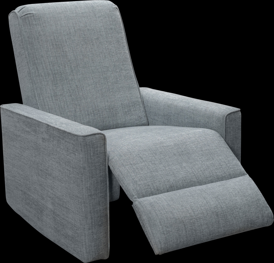 Nursery Sleepy Song Teal Swivel Rocker Recliner - Thumbnail - Image 1