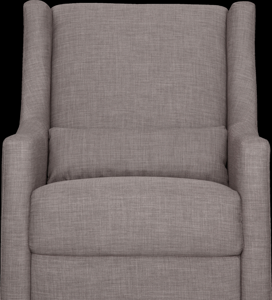 Nursery Sotto Serenade Gray Swivel Glider and Ottoman - Thumbnail - Image 6