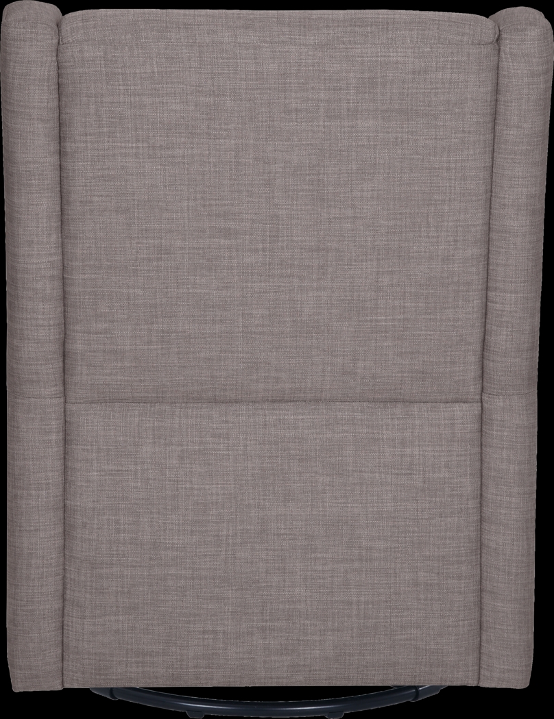 Nursery Sotto Serenade Gray Swivel Glider and Ottoman - Thumbnail - Image 9