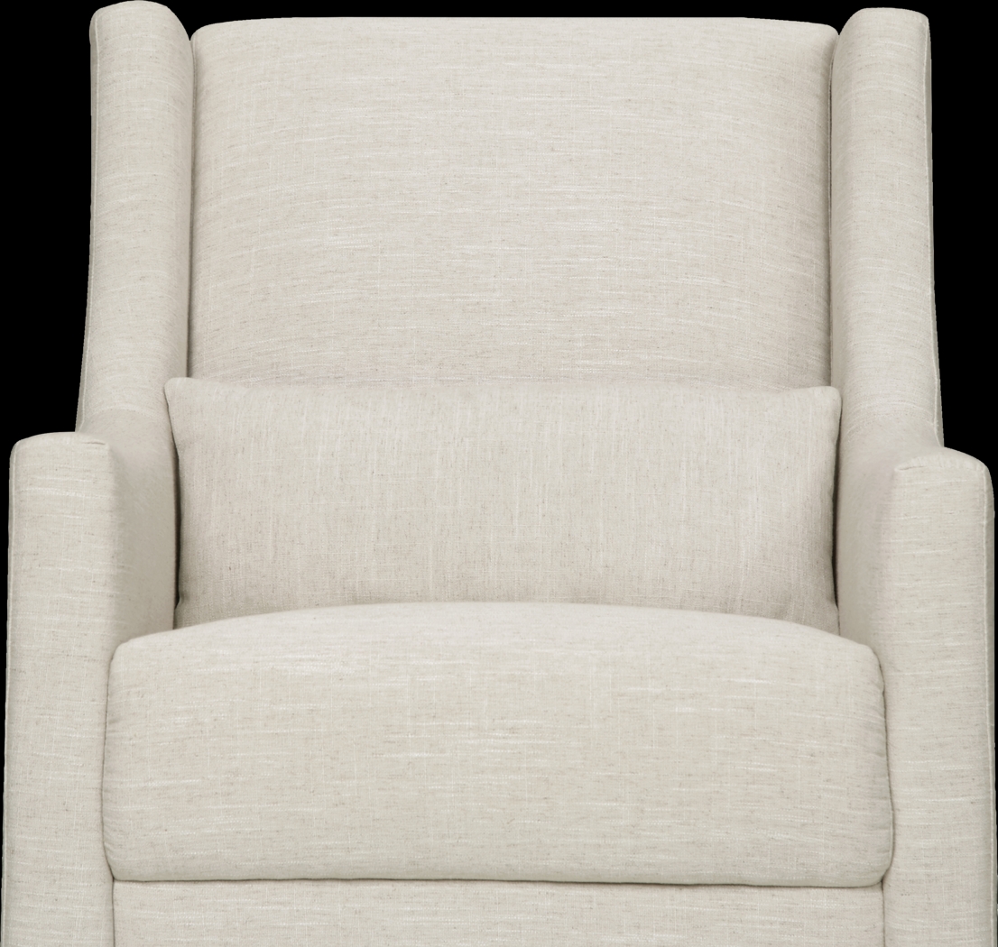 Nursery Sotto Serenade White Swivel Glider and Ottoman - Thumbnail - Image 6