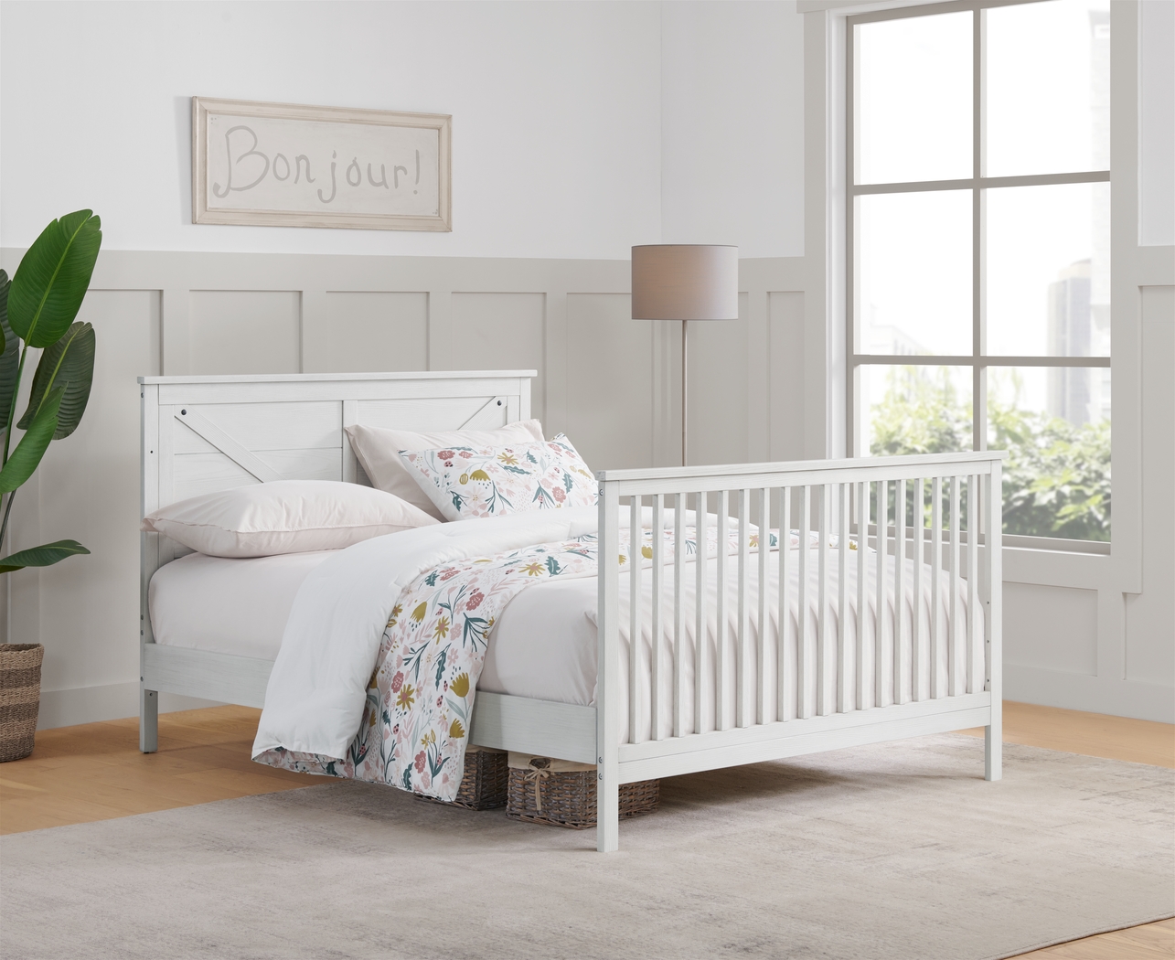 Nursery Sulon White Crib Conversion Kit - Thumbnail - Image 2