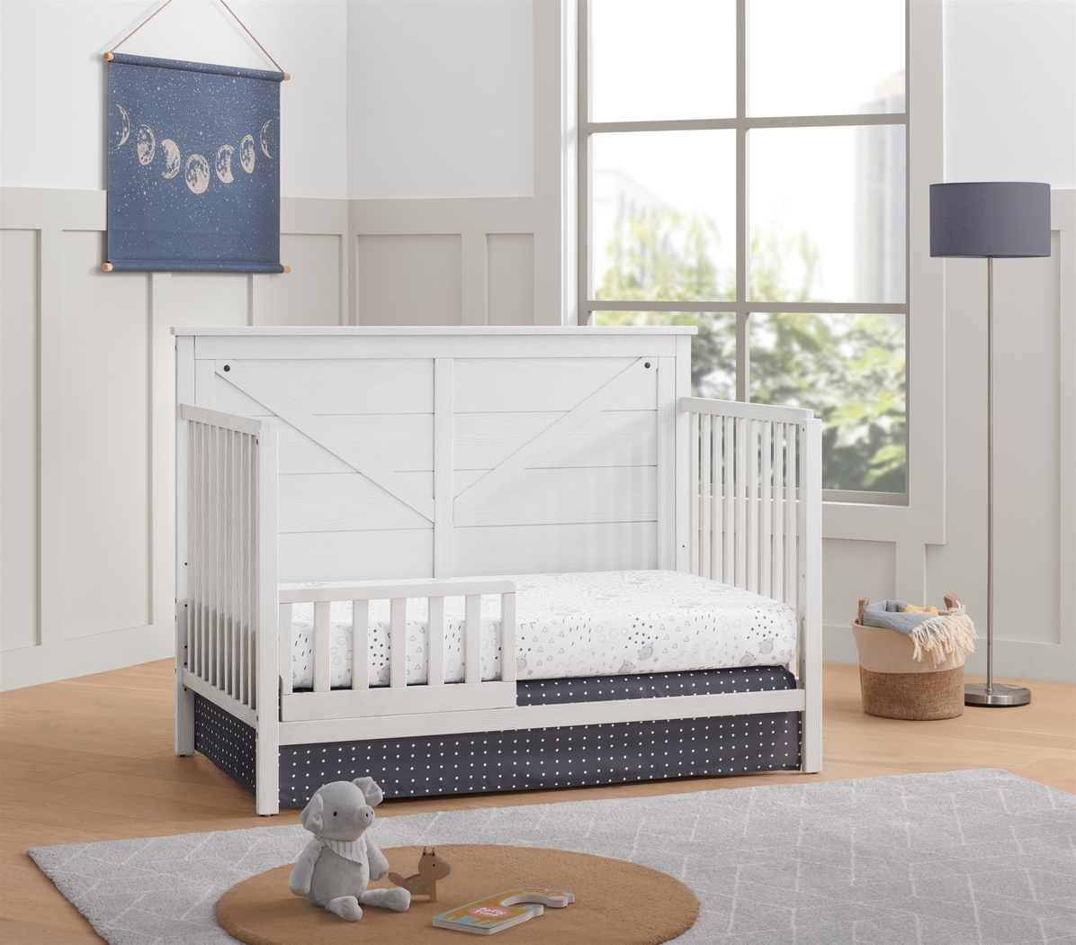 Nursery Sulon White Toddler Rail - Thumbnail - Image 2